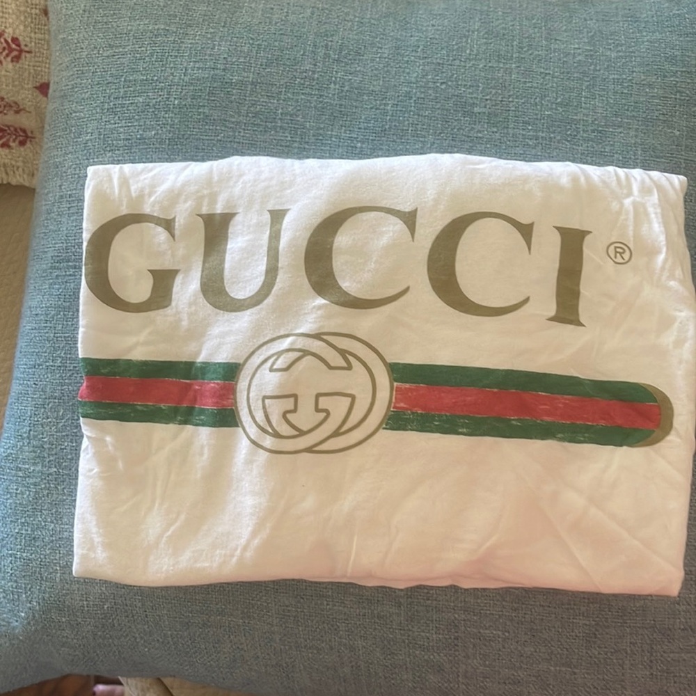 Gucci 100% Authentic Belt Logo T. Shirt xxl